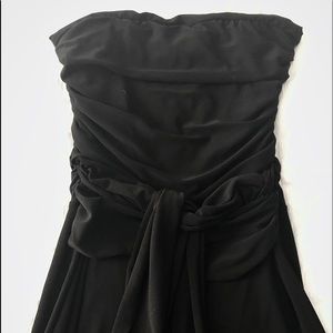 White House black market strapless black one piece